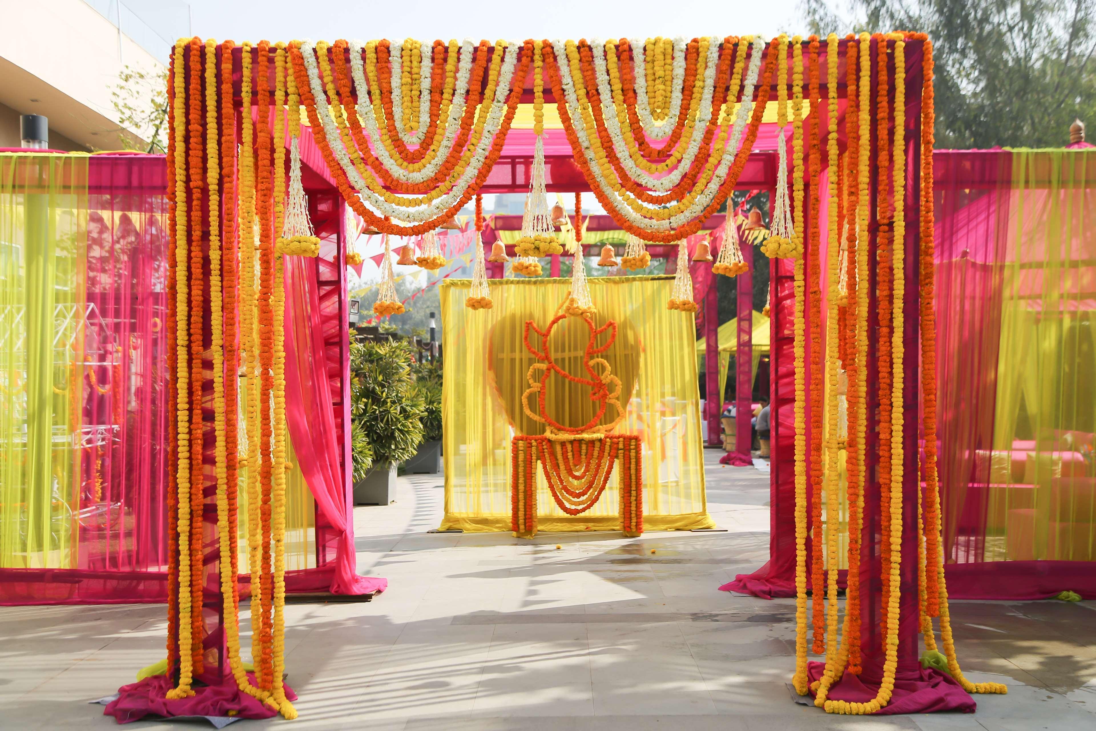 Hyatt Place Gurgaon Udyog Vihar Exterior foto A traditional Indian wedding mandap