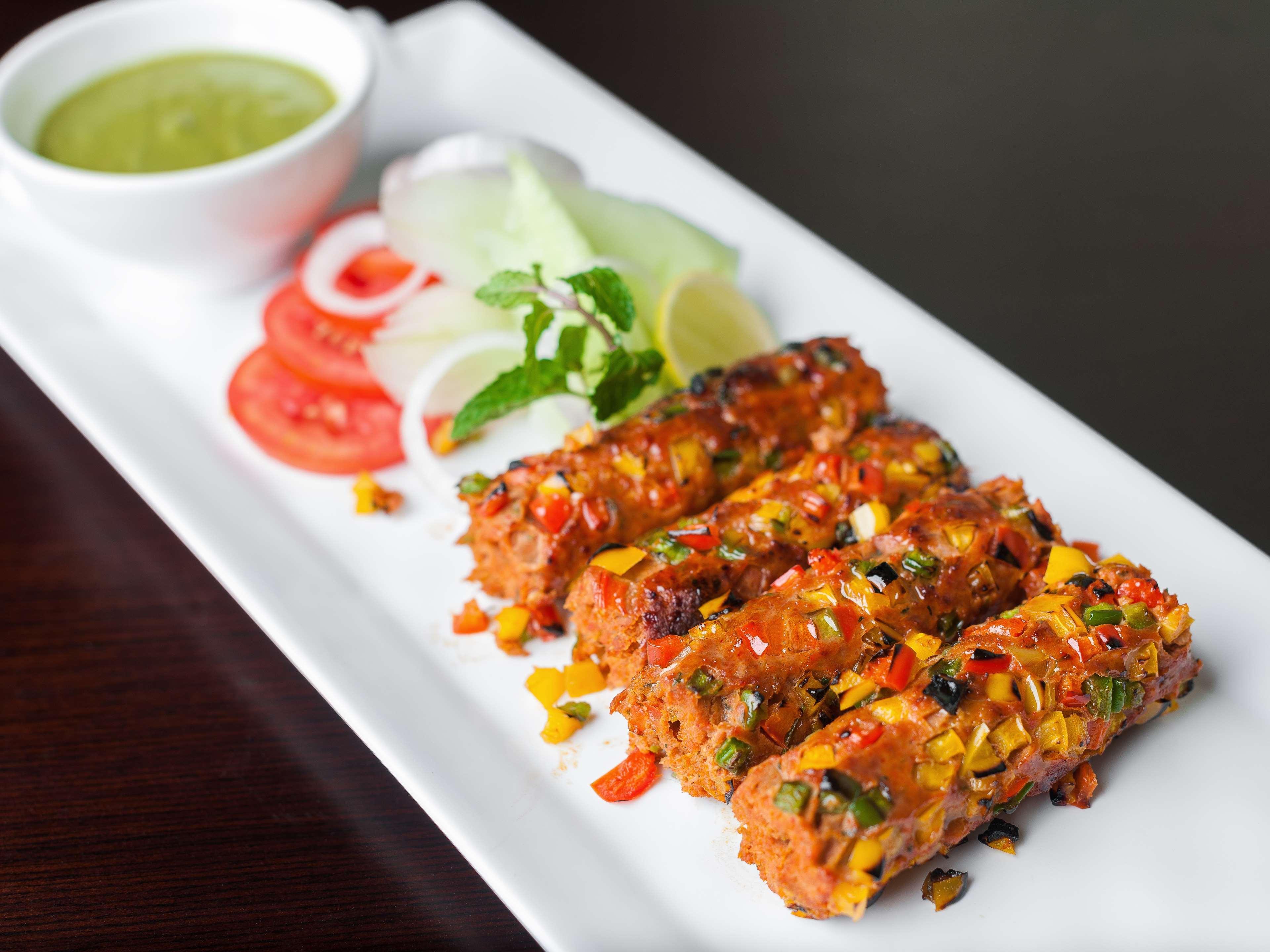 Hyatt Place Gurgaon Udyog Vihar Exterior foto Vegetable Seekh Kebab