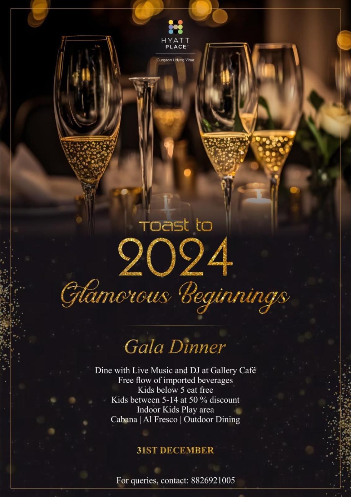 Hyatt Place Gurgaon Udyog Vihar Exterior foto New Year's Eve Gala Dinner at Gallery Cafe