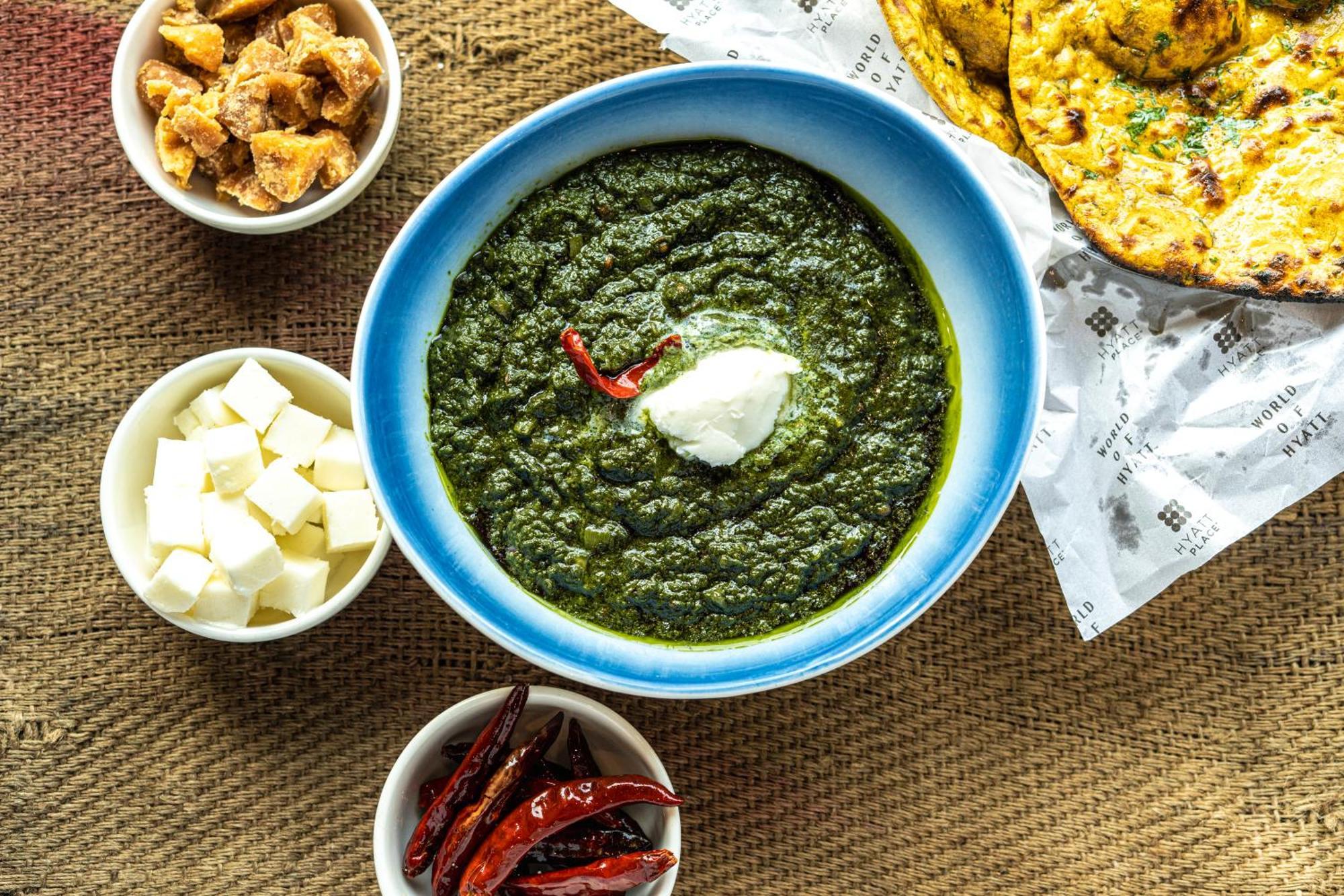 Hyatt Place Gurgaon Udyog Vihar Exterior foto Palak paneer